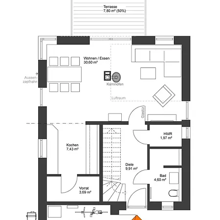 Kutterhafen 2 Mit Garten Und Sauna Fuer 4 Personen
